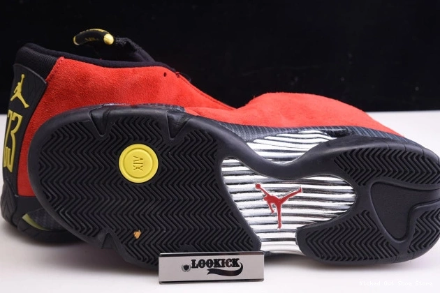 Kicked Out Shoe Store 654459-670 Red Jordan 14 Retro Air Challenge 0808